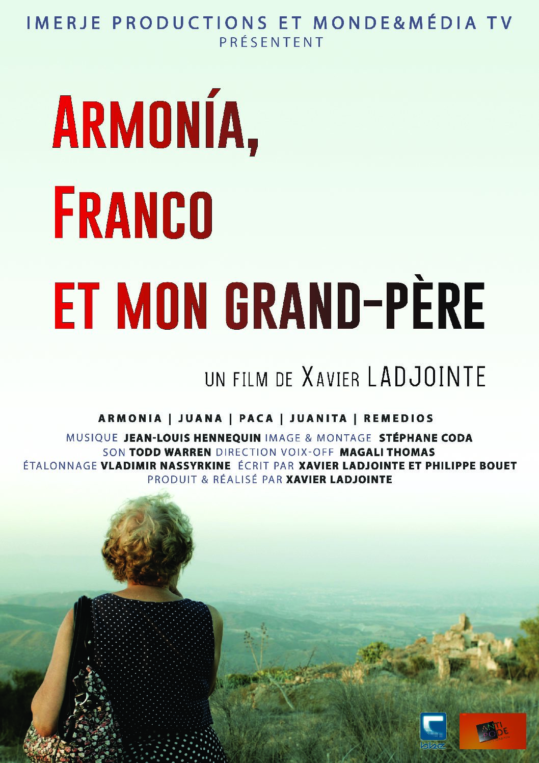 Projection / débat ARMONIA, FRANCO ET MON GRAND-PÈRE en présence du réalisateur Xavier Ladjointe