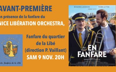 Avant-première du film EN FANFARE avec la fanfare du Nice Libération Orchestra