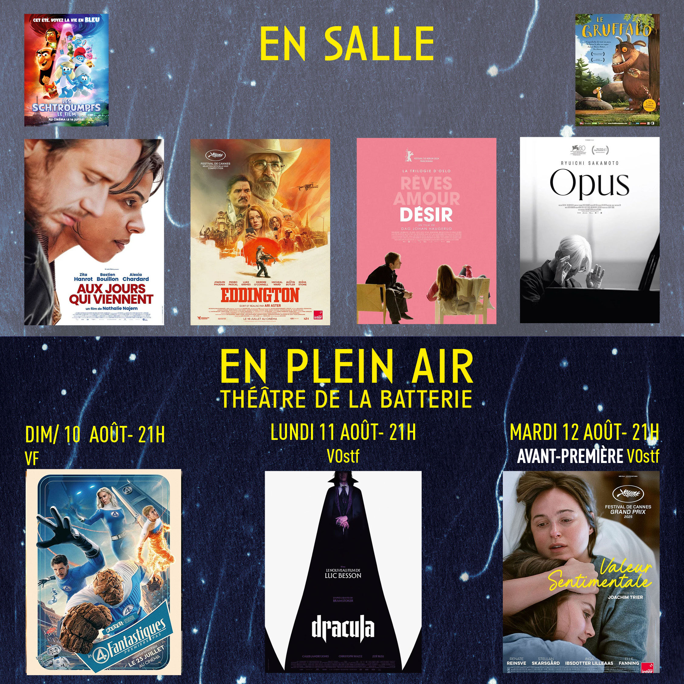 semaine 2 6 AU 12 affiches