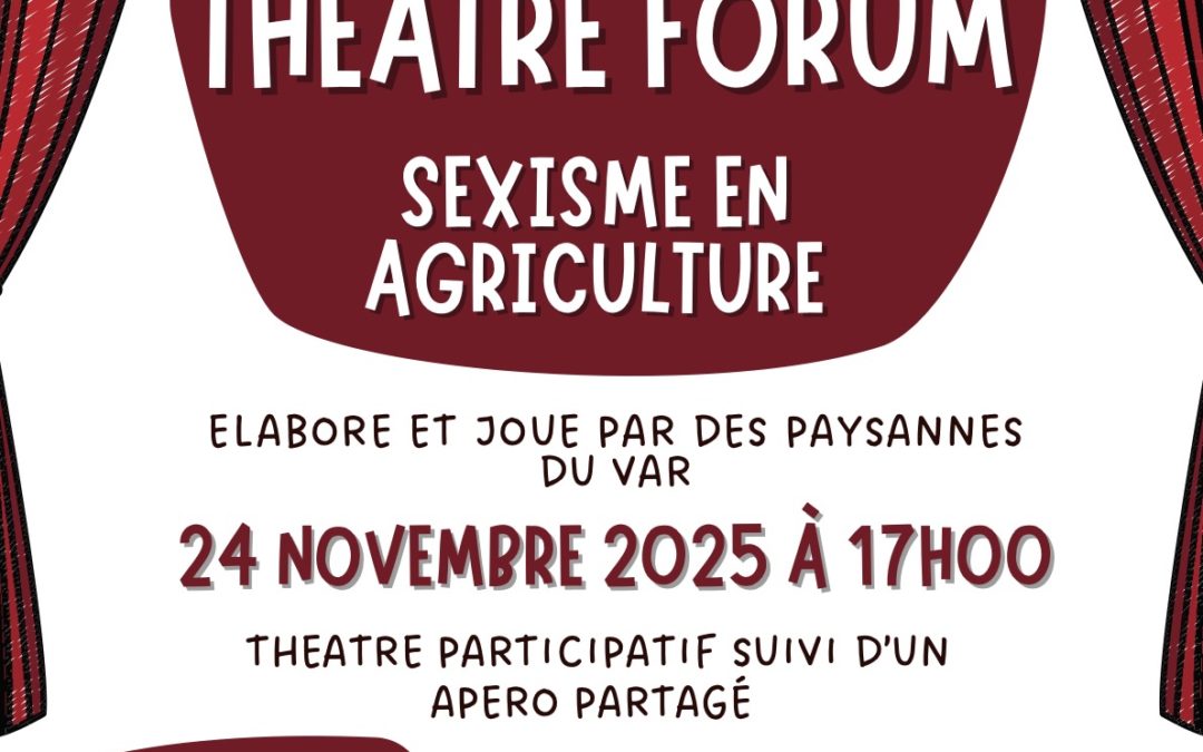 THÉÂTRE FORUM – SEXISME EN AGRICULTURE
